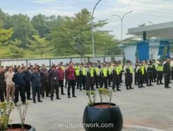 Polisi dan Sekuriti Gelar Apel Gabungan, Siapkan Pengamanan Lebaran 2026 di Deltamas Cikarang
