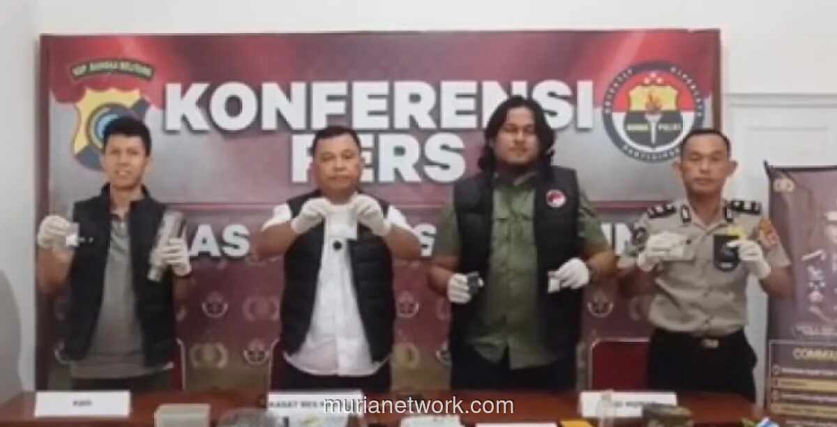 Polres Belitung Ungkap Jaringan Sabu yang Dikendalikan dari Dalam Lapas