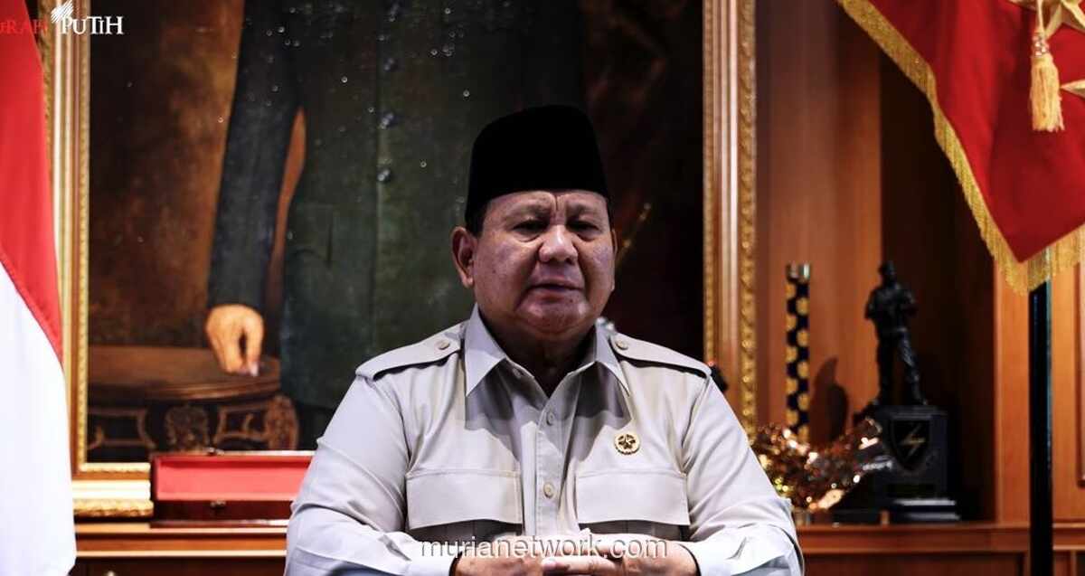 Presiden Prabowo Ucapkan Selamat Idulfitri dan Ajak Perkuat Persatuan Bangsa