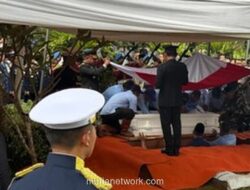 Presiden Prabowo Pimpin Upacara Pemakaman Militer untuk Try Sutrisno di TMP Kalibata