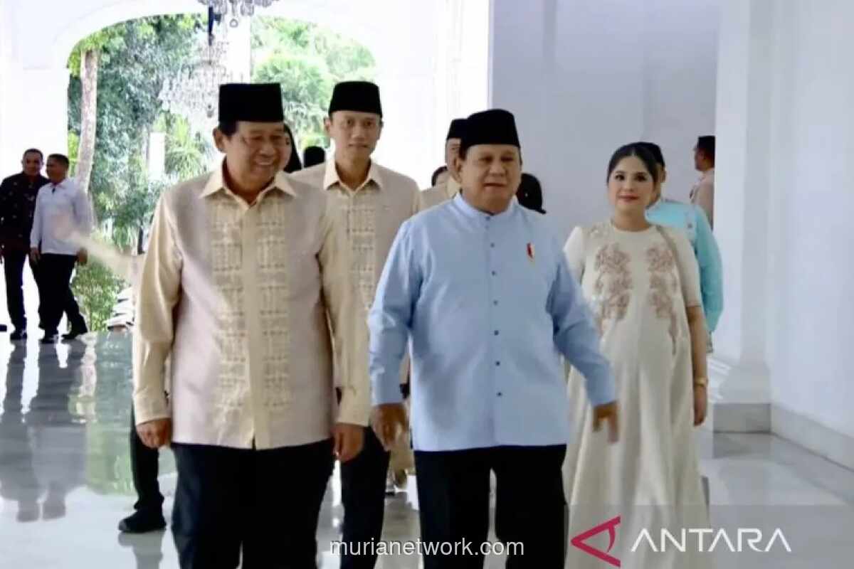 SBY dan Jokowi Sambangi Istana untuk Halalbihalal dengan Prabowo