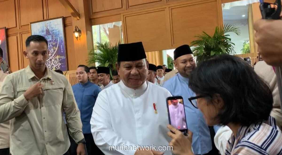 Presiden Prabowo Gelar Open House Idulfitri, Disambut Antusias Warga