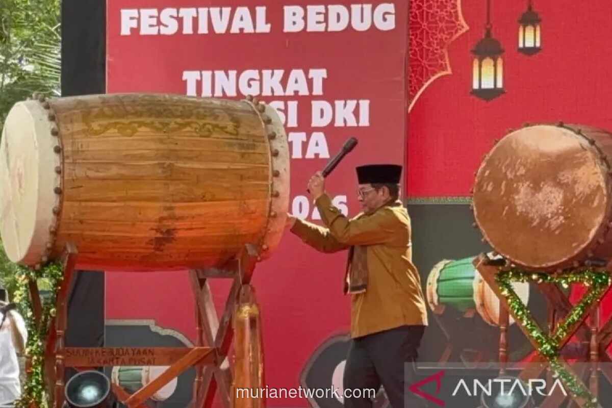 Gubernur DKI Buka Festival Bedug, 16 Grup Finalis Ramaikan Takbiran di Bundaran HI