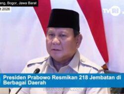 Presiden Prabowo Resmikan 218 Jembatan Baru Hasil Rehabilitasi Pasca Bencana