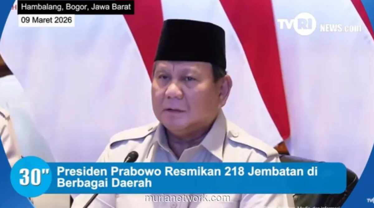 Presiden Prabowo Resmikan 218 Jembatan Baru Hasil Rehabilitasi Pasca Bencana