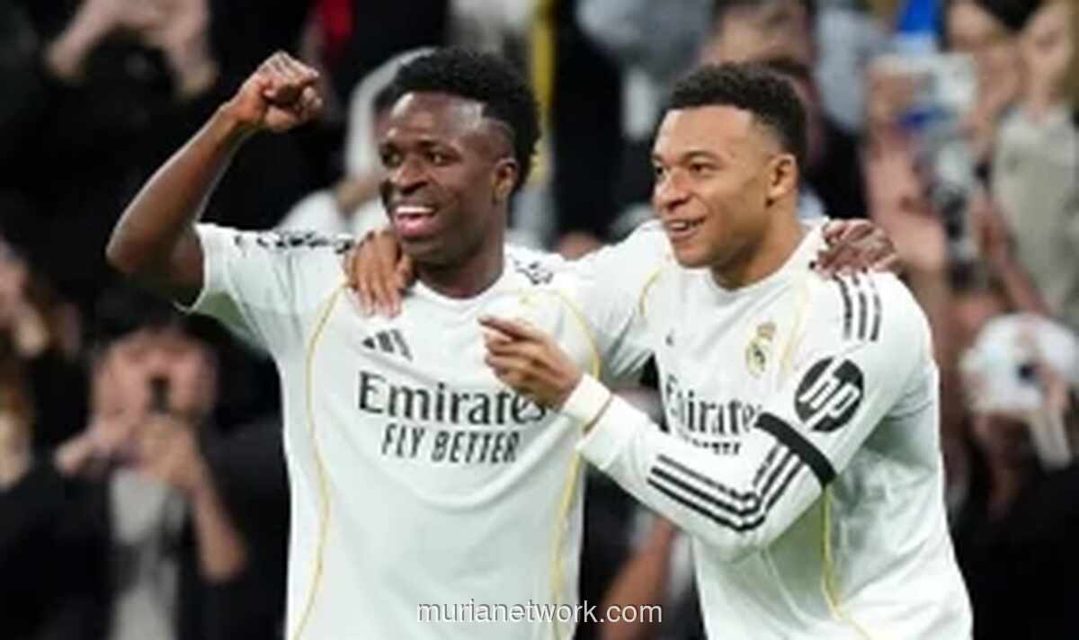 Vinicius Jr. Jadi Tumpuan Real Madrid Saat Hadapi Getafe di Tengah Banyaknya Cedera
