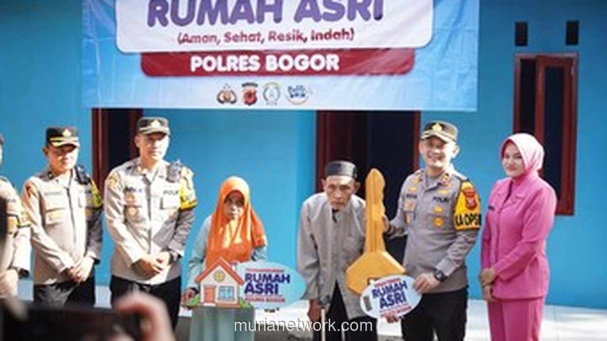 Polres Bogor Serahkan Tiga Unit Pertama Rumah ASRI untuk Warga Kurang Mampu