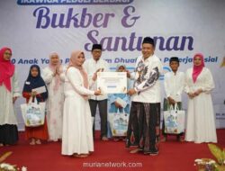 500 Anak Yatim dan Dhuafa Malang Raya Buka Puasa Bersama Alumni UWG dan LPS