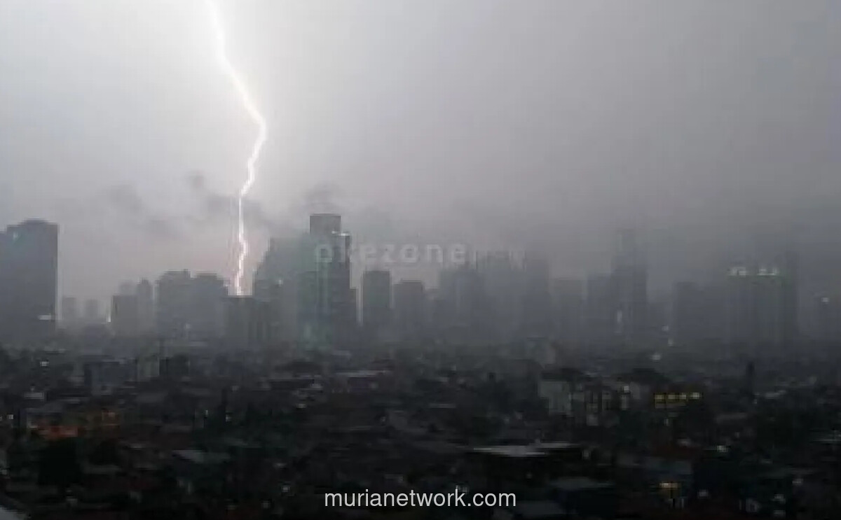 BMKG Prakirakan Hujan Ringan hingga Sedang Guyur Sebagian Jabodetabek Hari Ini