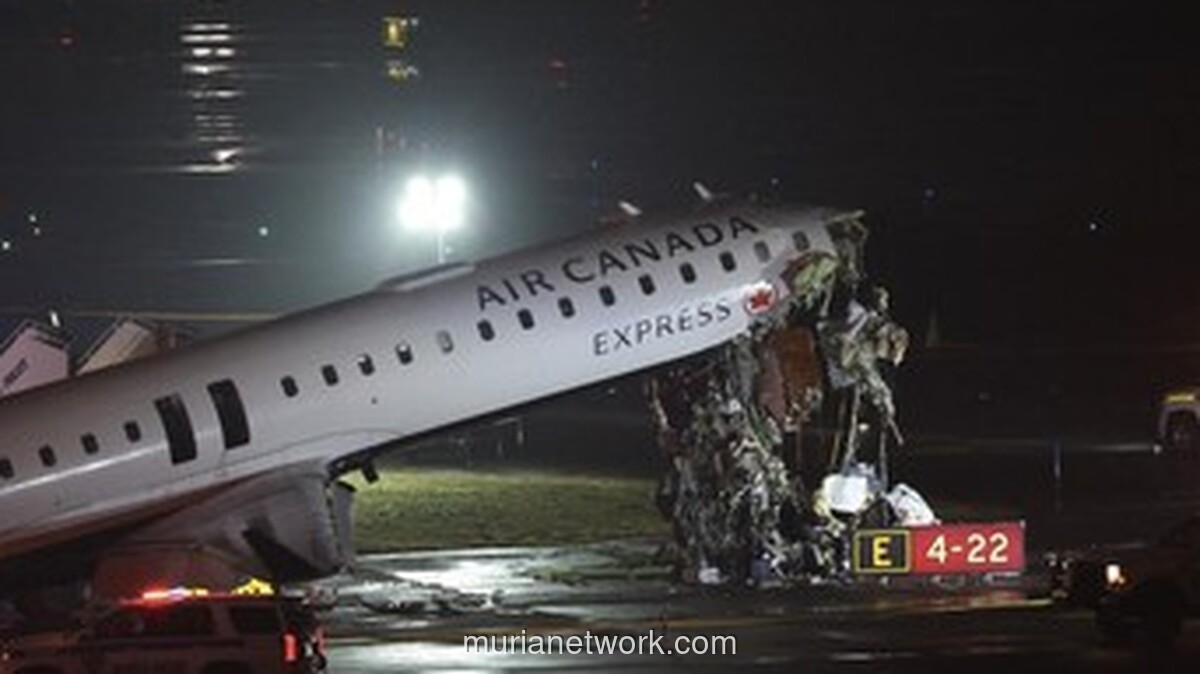 Dua Pilot Tewas, 41 Luka dalam Tabrakan Pesawat Air Canada dengan Truk Pemadam di Bandara LaGuardia
