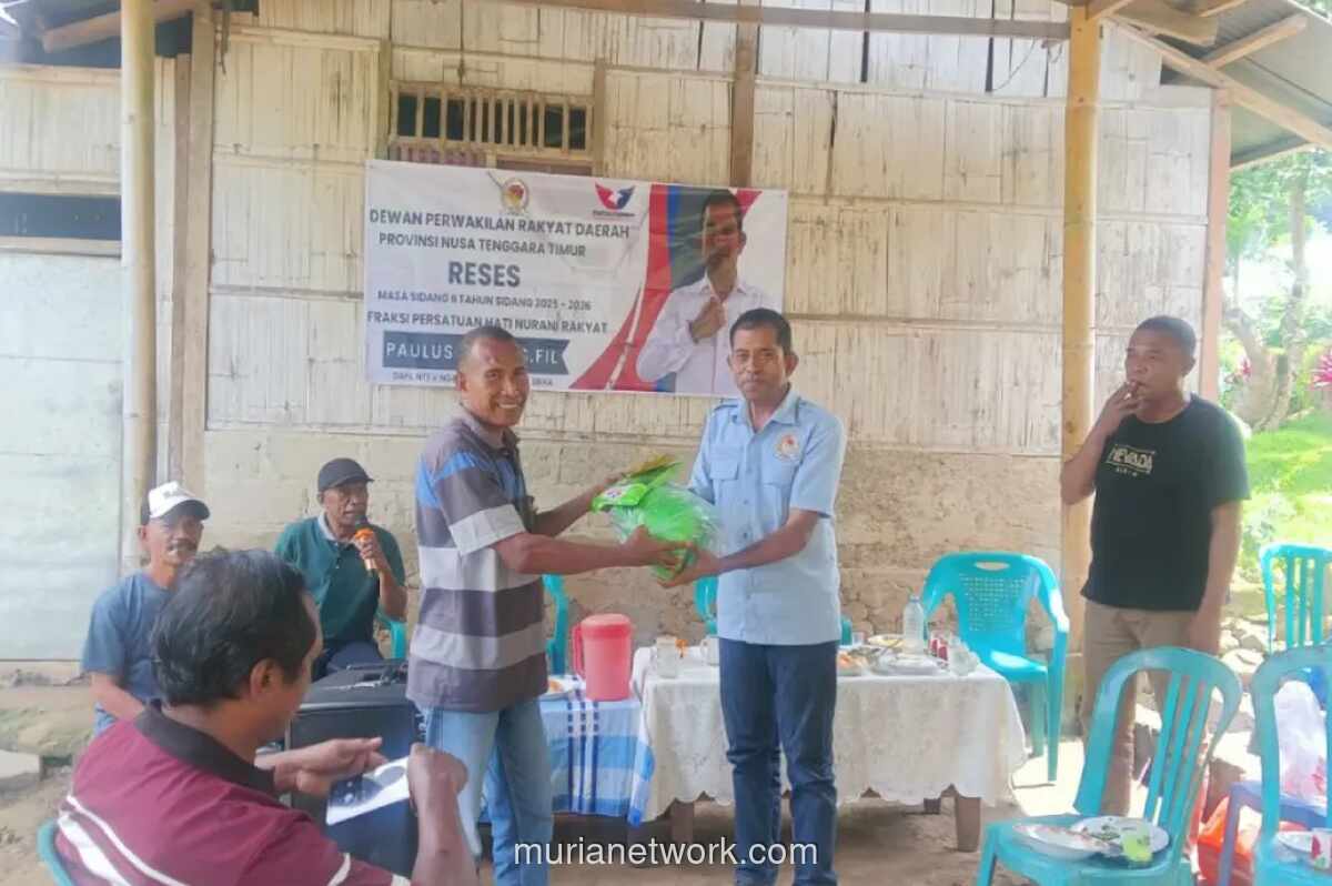 Anggota DPRD NTT Paulus Lobo Serap Aspirasi dan Salurkan Bantuan untuk Pertanian-UMKM di Sikka