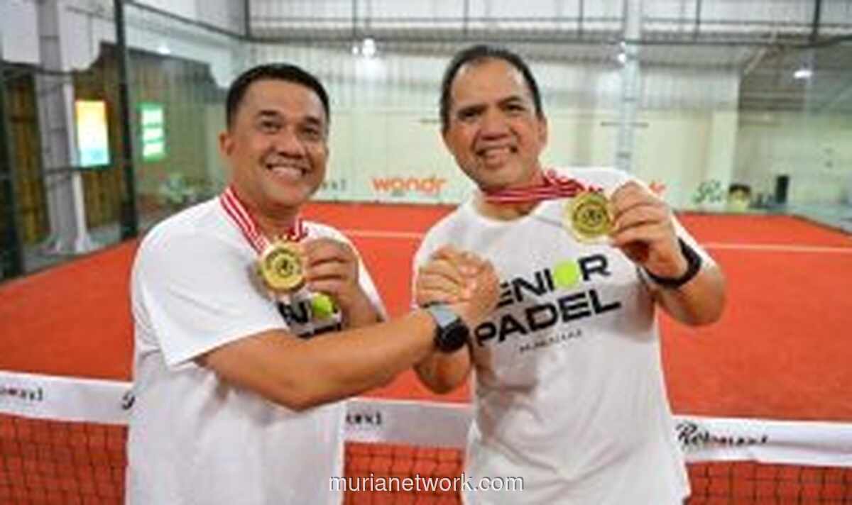 Rekor Tak Terkalahkan Dany Pomanto-VJ Tumbang di Final Padel Senior Makassar