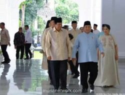 Prabowo Sambut Kunjungan Keluarga SBY di Istana Merdeka