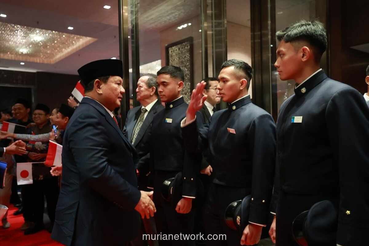 Presiden Prabowo Sambut Hangat Taruna Indonesia di National Defence Academy Jepang