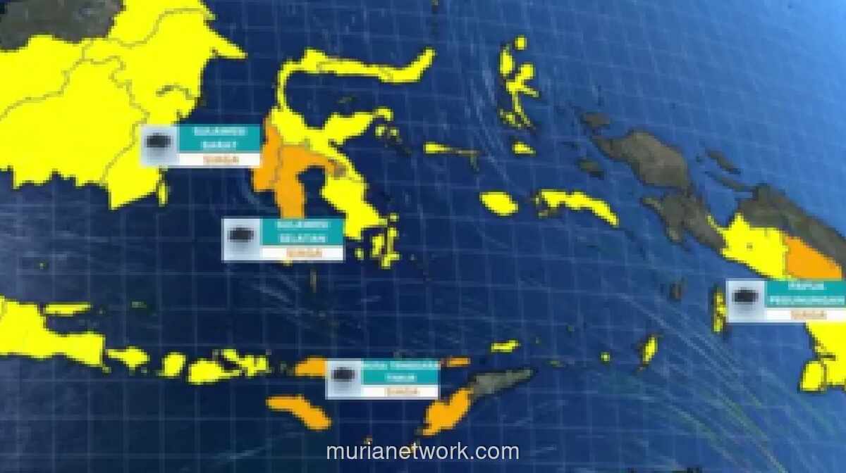 BMKG Peringatkan Hujan Lebat dan Angin Kencang di Empat Provinsi Akibat Siklon Narele