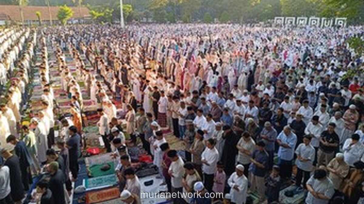 Umat Islam Serentak Gelar Salat Idul Fitri, Ini Bacaan Niat dan Tata Caranya