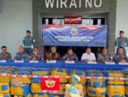 TNI AL Gagalkan Penyelundupan 1,45 Ton Sianida di Kapal Penumpang Sulawesi Utara