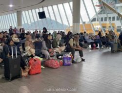 Arus Balik Lebaran di Bakauheni Sepi, Area Pejalan Kaki Masih Ramai