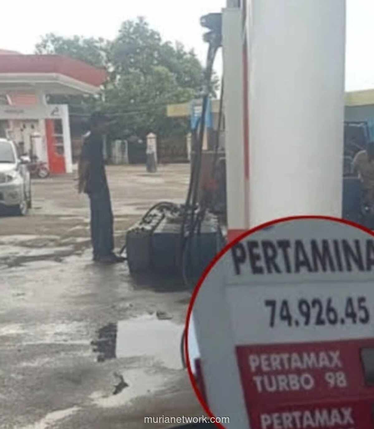 Foto Viral Pengisian Jerigen Solar Subsidi di SPBU Sinjai Picut Kecaman Warga