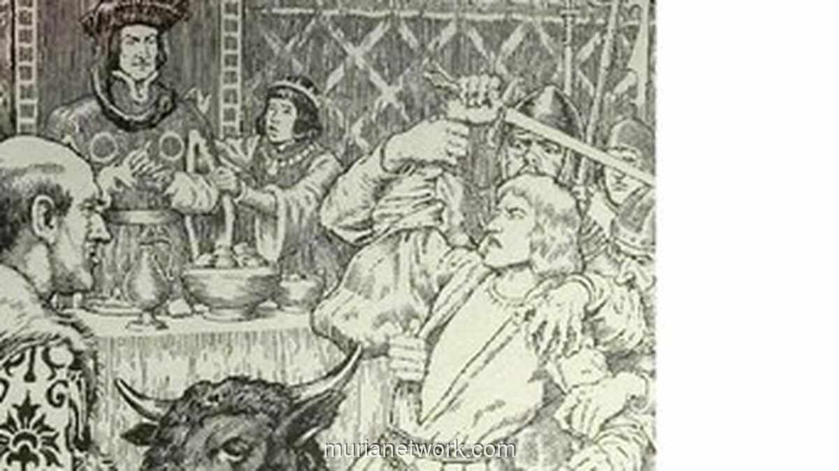 Black Dinner 1440: Perebutan Kekuasaan di Skotlandia Berakhir dengan Pemenggalan di Hadapan Raja Bocah