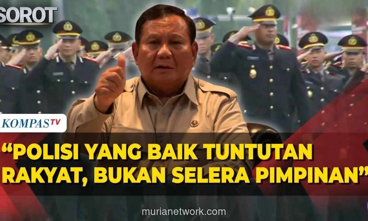 Prabowo Tegaskan Transformasi Polri dan TNI sebagai Tuntutan Rakyat