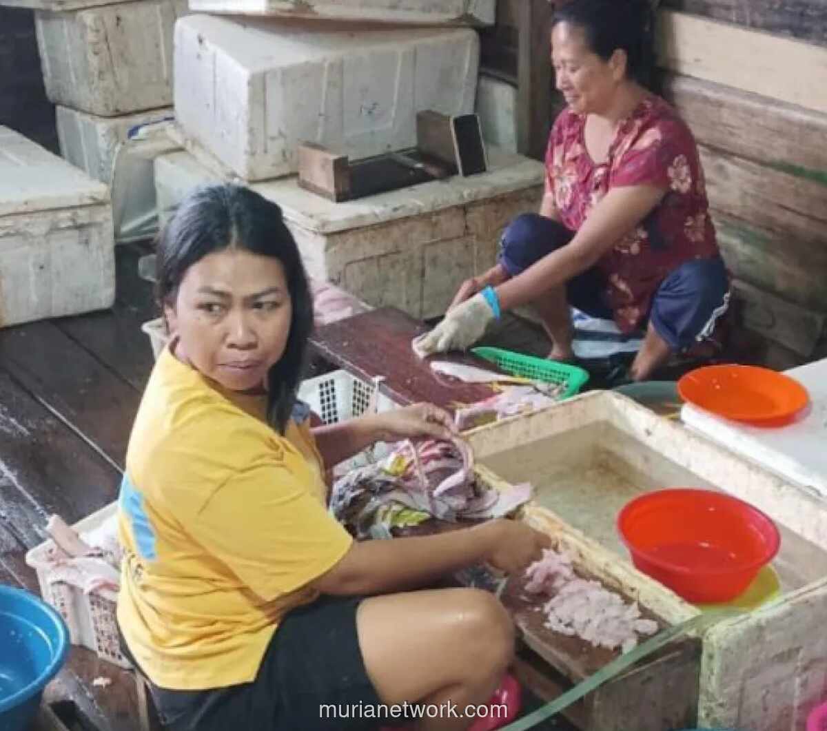 Sotong Gerakkan Ekonomi Desa Kelong, Puluhan Ibu Rumah Tangga Terbantu dari Olahan Ikan Delah
