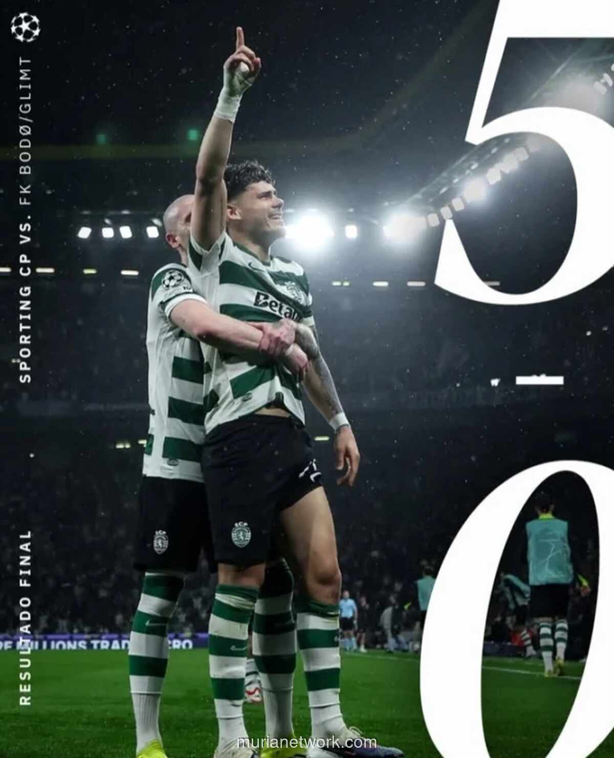 Sporting CP Balas Kekalahan 0-3 dengan Kemenangan Telak 5-0 ke Perempat Final Liga Champions