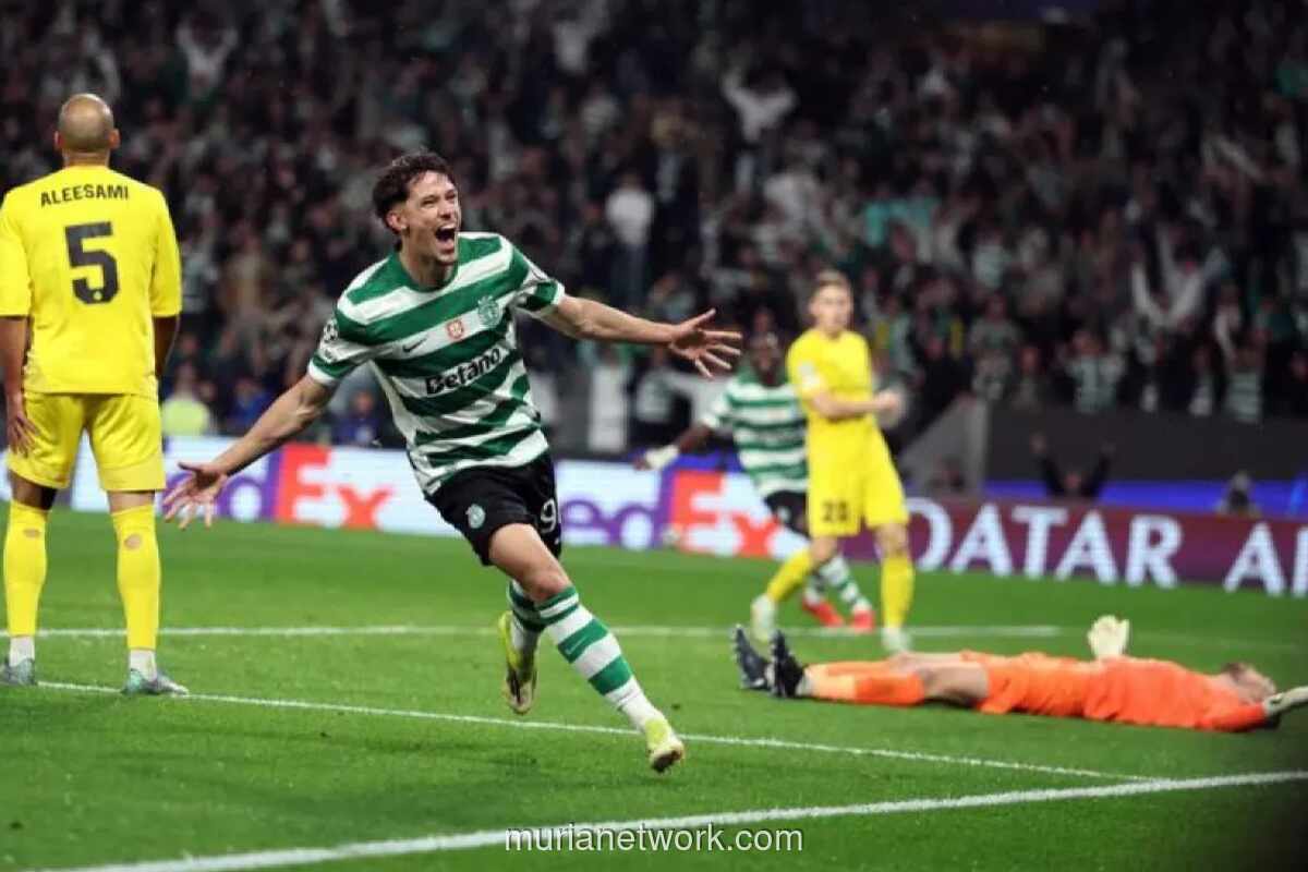 Sporting CP Balikkan Kekalahan 0-3, Lolos Dramatis ke Perempat Final Liga Champions