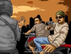 Suami Tabrak Begal Celurit yang Ancam Istrinya di Bekasi