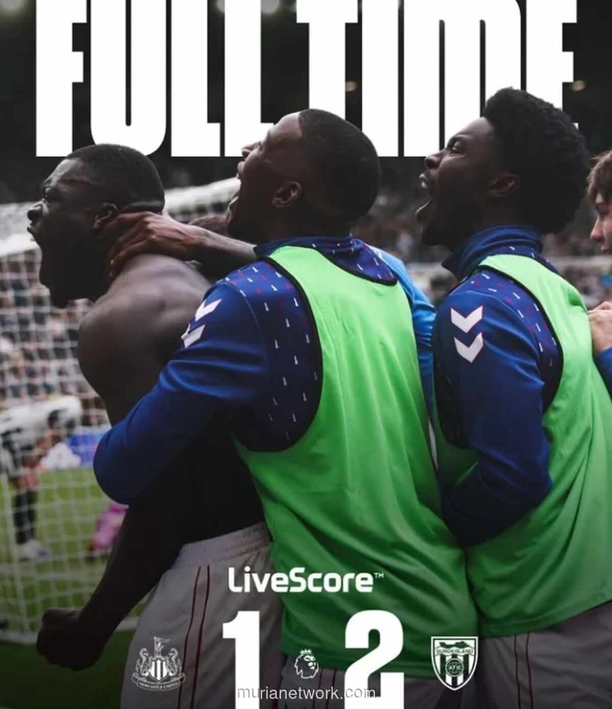 Sunderland Kalahkan Newcastle 2-1 dalam Derby Timur Laut yang Sengit