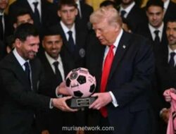 Lionel Messi Akhirnya Hadir di Gedung Putih, Sambut Gelar Juara Bersama Trump