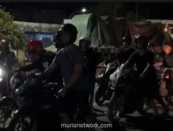 Polisi Tuban Amankan Ratusan Motor, Pelaku Balap Liar Dihukum Dorong Kendaraan 5 KM
