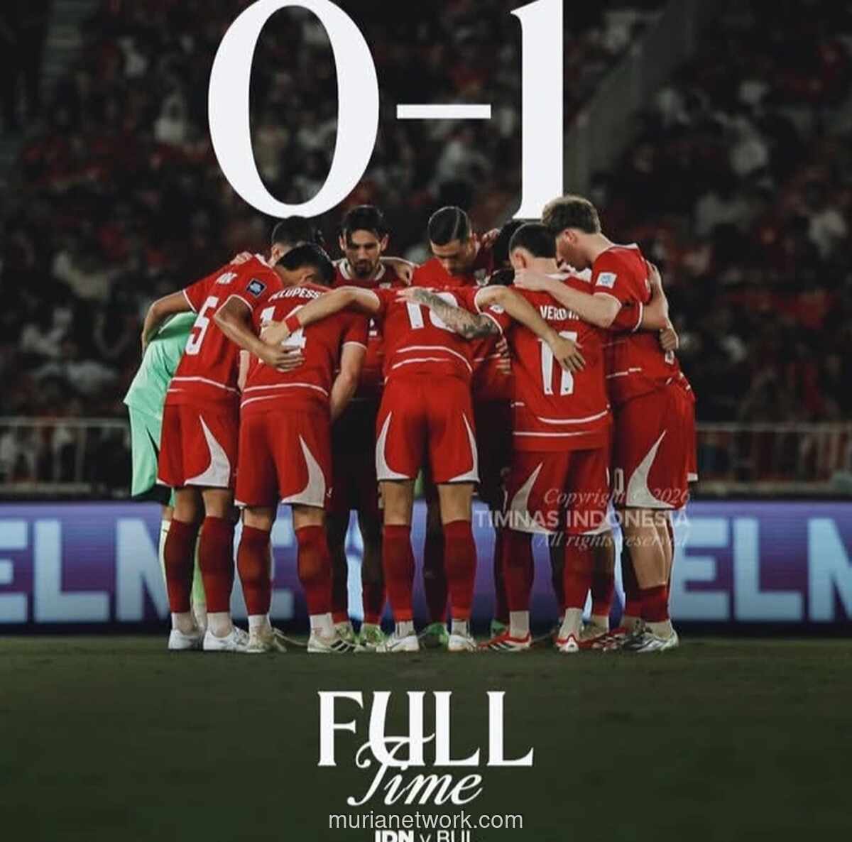 Timnas Indonesia Takluk Tipis 0-1 dari Bulgaria di Final FIFA Series 2026