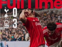 Nottingham Forest Hajar Tottenham Hotspur 3-0 di Kandang Sendiri