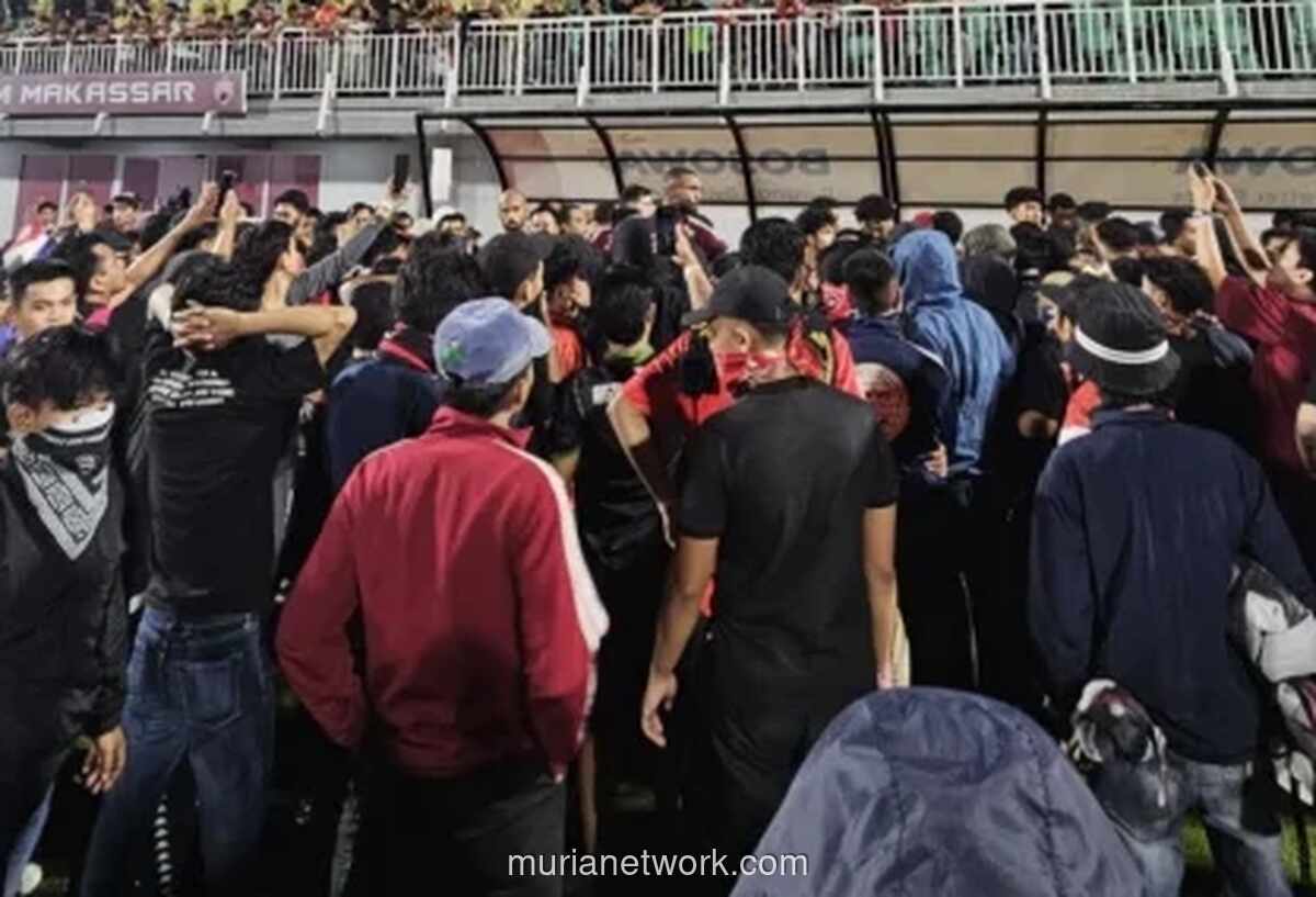 Kekalahan Telak PSM Makassar Picu Aksi Suporter Turun ke Lapangan