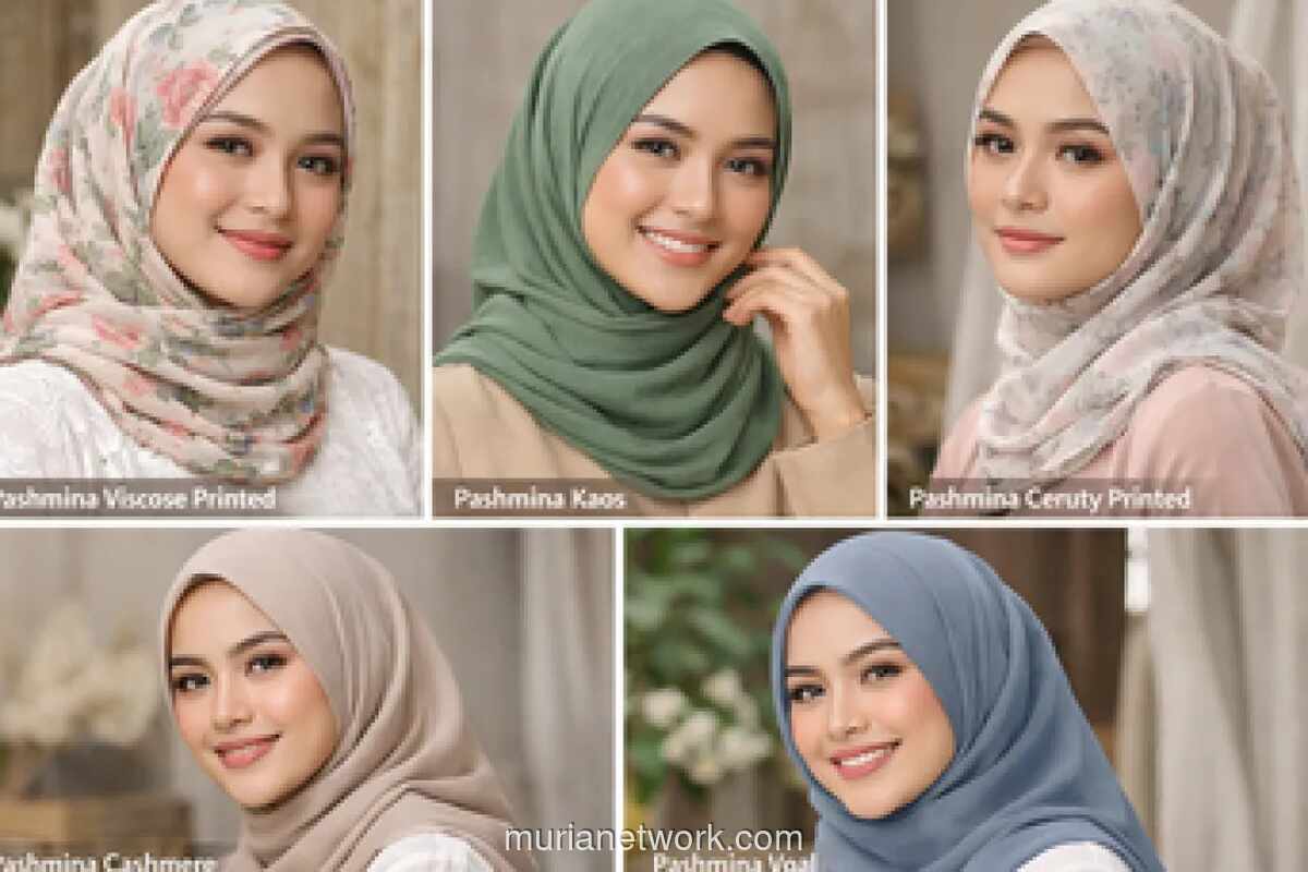 Tren Hijab untuk Lebaran 2026: Pashmina Viscose hingga Cashmere Diprediksi Dominan