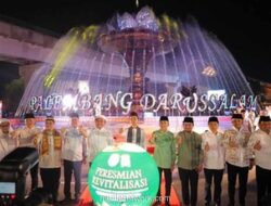 Tugu Cempako Telok Resmi Jadi Ikon Baru Palembang di Titik Nol Kilometer