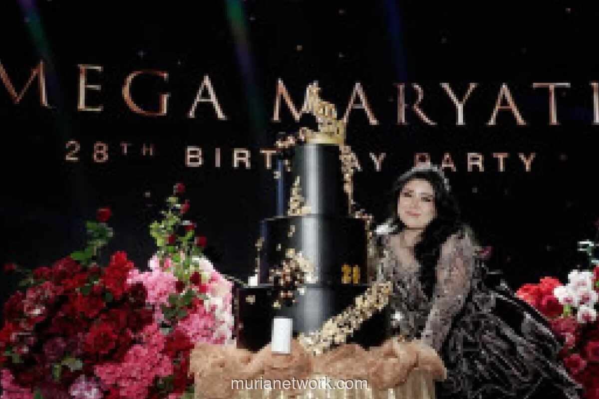 Mega Maryati Gelar Pesta Ultah Mewah sebagai Self Reward di Usia 28
