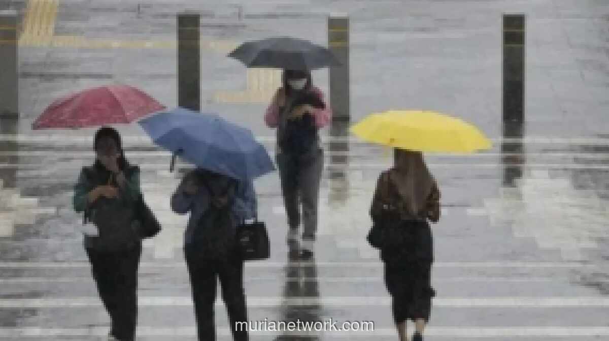 BMKG Prakirakan Hujan Guyur Jakarta Sepanjang Hari Ini