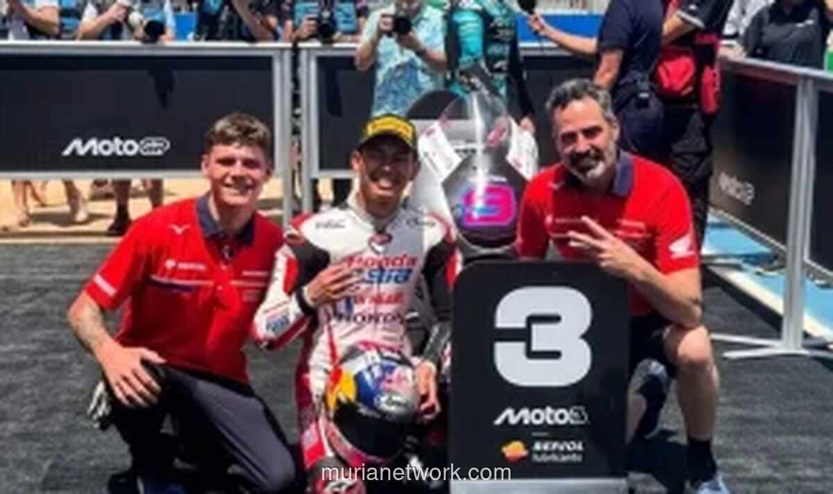 Veda Ega Ungguli Rival Rookie di Dua Seri Pembuka Moto3 2026