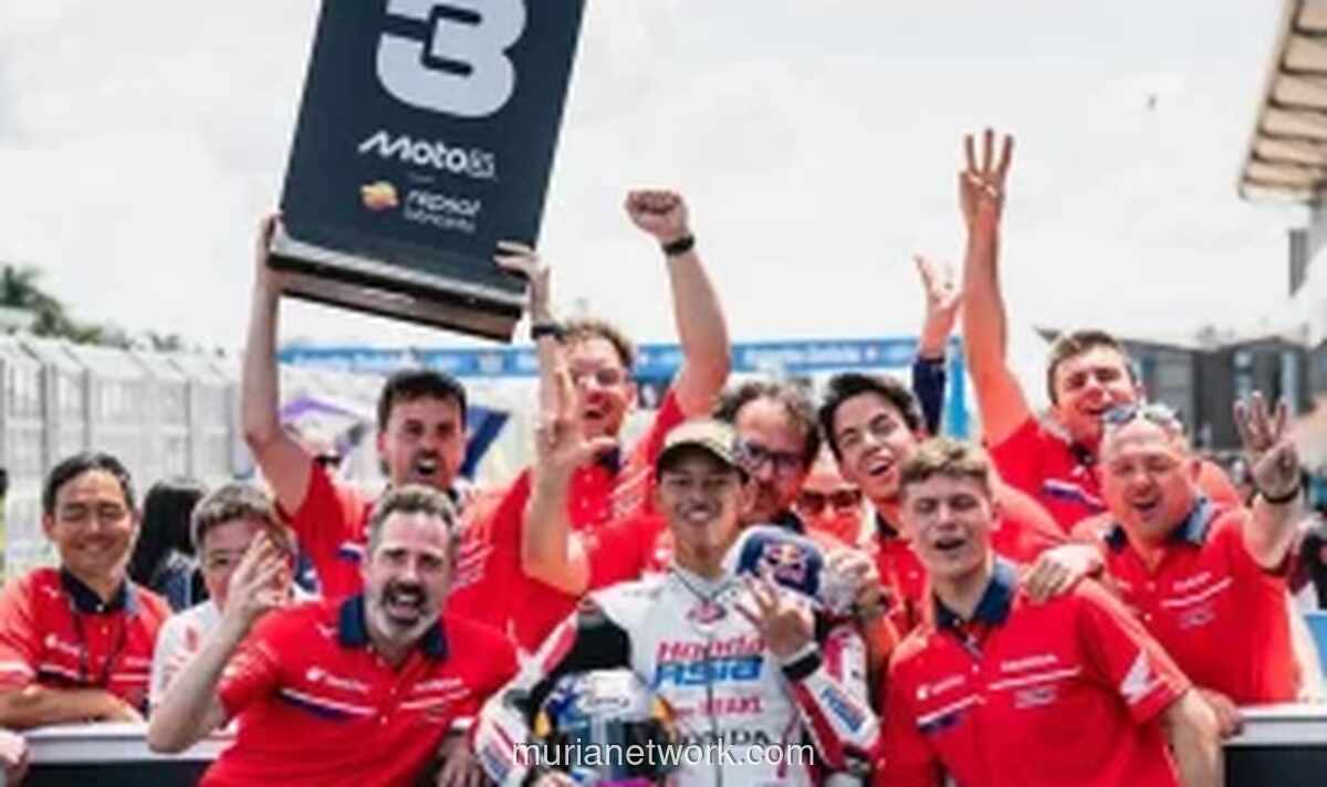 Veda Ega Pratama Raih Podium Moto3 Brasil, Dapat Hadiah Mobil dan Bonus Tunai