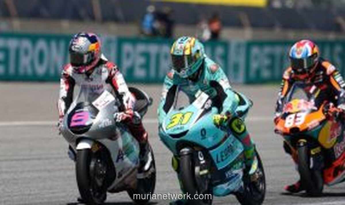 Veda Ega Pratama Pimpin Klasemen Rookie Usai Debut Mengesankan di Moto3 Thailand