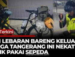 Warga Serpong Pilih Gowes ke Palembang untuk Mudik Lebaran