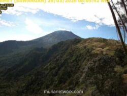 Badan Geologi Larang Pendakian di Radius 2 Km Puncak Gunung Slamet