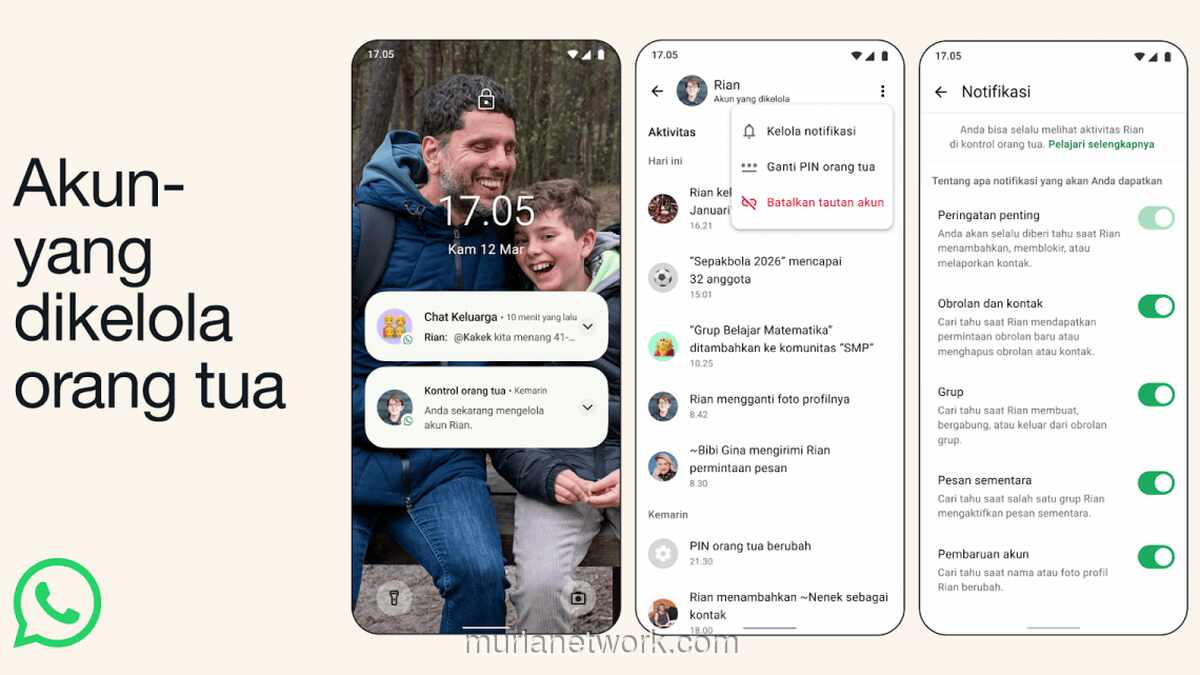 WhatsApp Luncurkan Akun Terkendali untuk Anak Usia 10-12 Tahun
