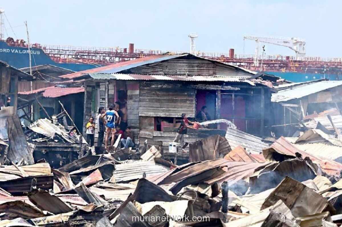 Kebakaran Sandakan Hanguskan Ratusan Rumah, 13 WNI Selamat dan Ditampung