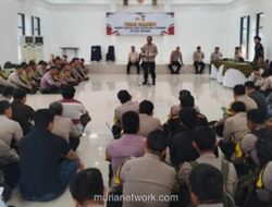 Polres Serang Kerahkan 180 Personel Kawal Keberangkatan Buruh ke Perayaan May Day di Monas