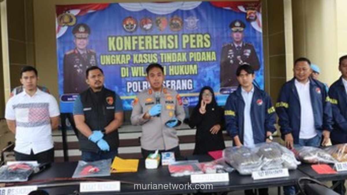 Polres Serang Bekuk Dua Kelompok Curanmor Bersenpi, Motor Curian Dikirim ke Karawang dan Lampung