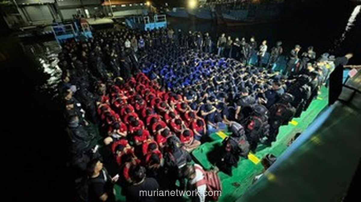 263 Napi High Risk dari Enam Daerah Dipindahkan ke Nusakambangan untuk Pembinaan Maksimum