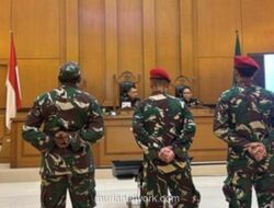 Tiga Prajurit TNI Resmi Didakwa Atas Kematian Kepala Cabang Bank